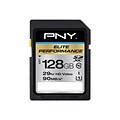 PNY P-SDX128U395-GE Elite Performance Class 10 (UHS-I) 128GB SDXC Flash Memory Card