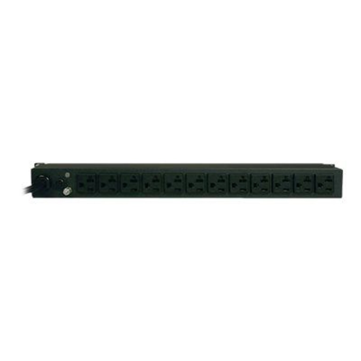 Tripp Lite Single-Phase 120 VAC Metered Power Distribution Unit, 12-Outlet, 2U Rack Mount, Black (PDUMH20-6)