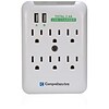 Comprehensive® CPWR-SP6-USB2 6 Outlet 540 Joules Surge Suppressor