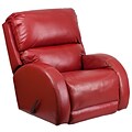 Flash Furniture Contemporary Ty Red Leather Rocker Recliner (WA4990621)