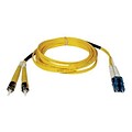 Tripp Lite N368-02M 2 m LC to ST Duplex Fiber Optic Patch Cable, Yellow