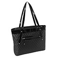 FIONA Black Quilted Carry All Tote (11285)