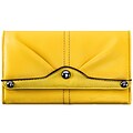 EVELINE Yellow Tri-fold Snap Closure Wallet (11309)