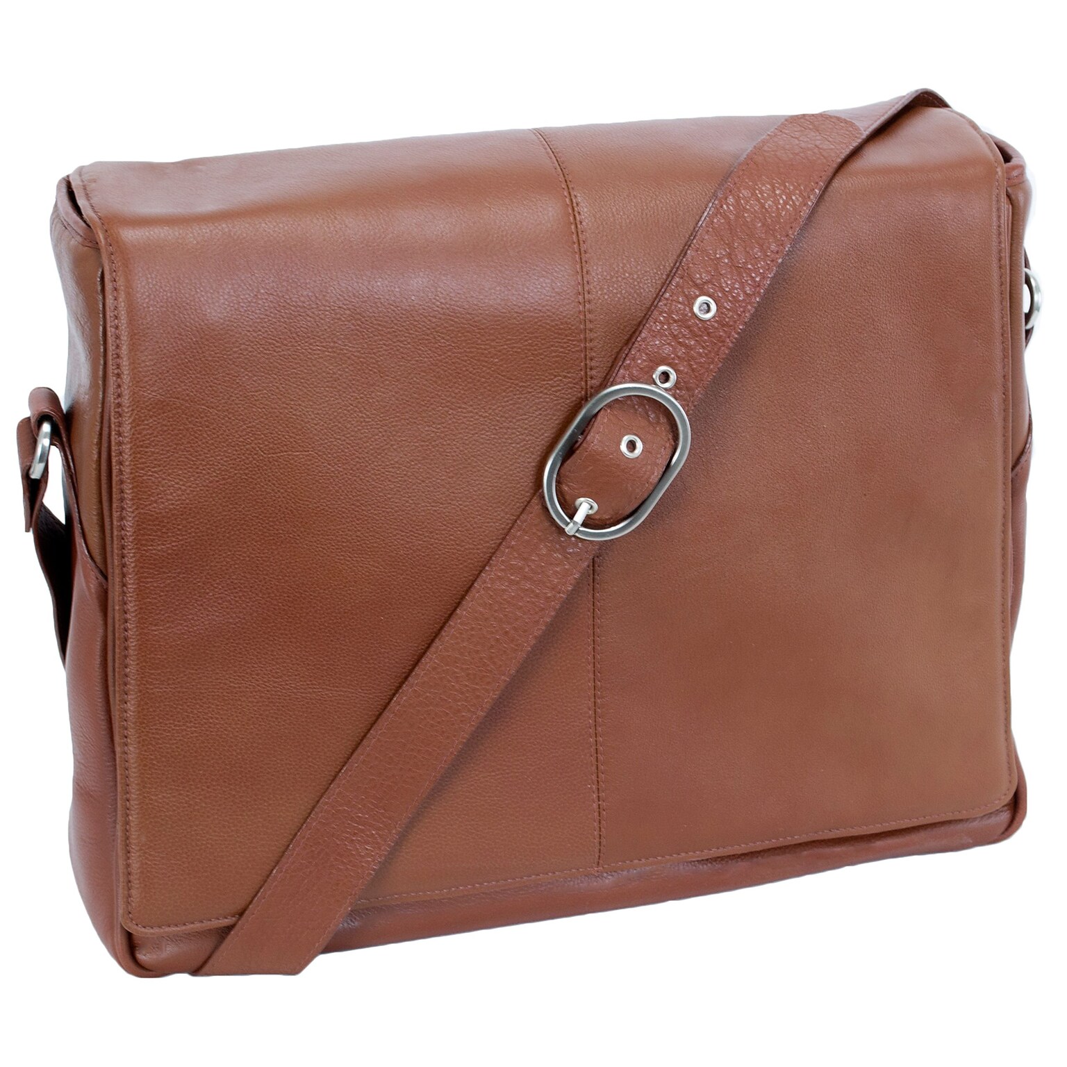 Siamod VERNAZZA, SAN FRANCESCO, Napa Cashmere Leather,Messenger Bag, Cognac (45354)