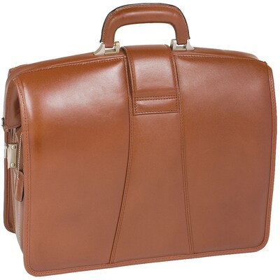 McKlein V Series, HARRISON, Top Grain Cowhide Leather,Partners Laptop Briefcase, Brown (83384)