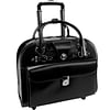 McKlein Limited Edition Laptop Briefcase, Black Leather (96315C)