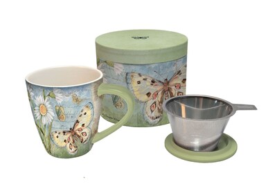 LANG Butterfly Daisy Tea Infuser Mug (2160500)