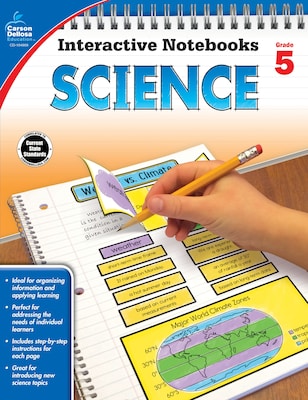 Carson-Dellosa Interactive Notebooks Science Grade 5 Resource Book (104909)