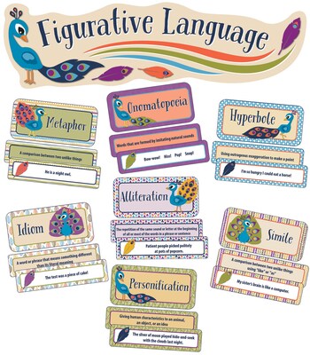 Carson-Dellosa You-Nique Figurative Language Grades 3-5 Mini Bulletin Board Set (110323)