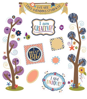 Carson-Dellosa You-Nique Tree-Mendous Students Mini Bulletin Board Set (110325)