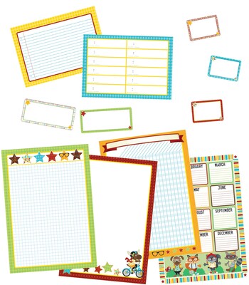 Carson-Dellosa Hipster Classroom Organizers Bulletin Board Set (110336)