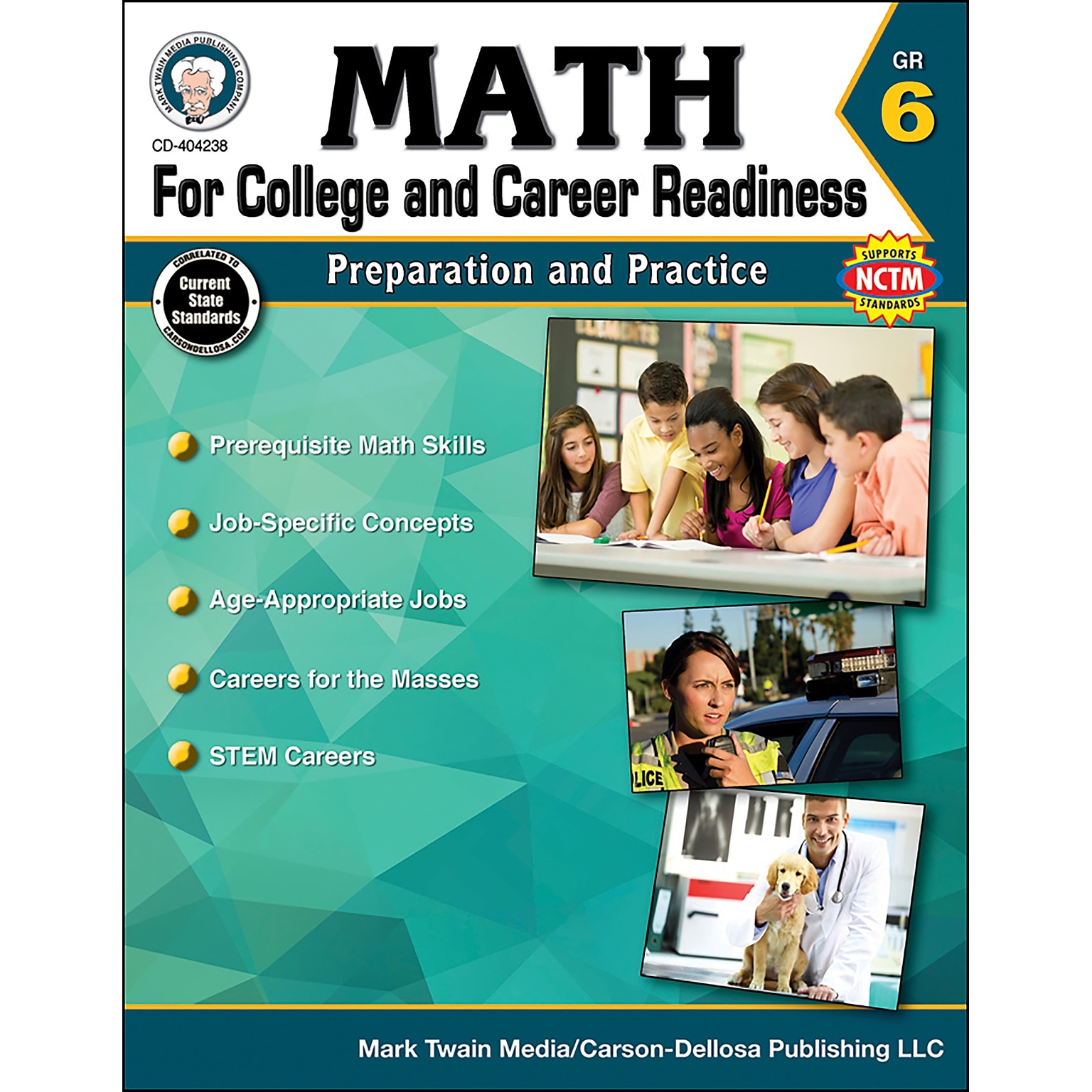 Mark Twain Math for College and Career Readiness Grade 6 Resource Book (404238)