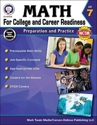 Mark Twain Math for College and Career Readiness Grade 7 Resource Book (404239)