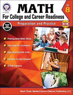 Mark Twain Math for College and Career Readiness Grade 8 Resource Book (404240)