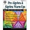 Mark Twain Pre-Algebra and Algebra Warm-Ups Grades 5-8+ Resource Book (404241)