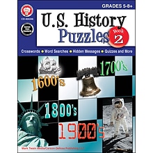 Mark Twain U.S. History Puzzles, Book 2 Grades 5-8+ Resource Book (404246)