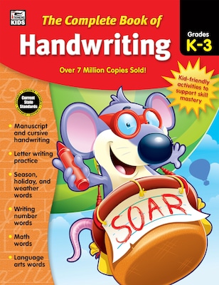 Thinking Kids The Complete Book of Handwriting Grades K-3 Workbook (704930)