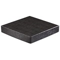 Bags & Bows® 8 x 8 Swirl Hi-Wall Gift Box Lid Only, Black, 50/Pack