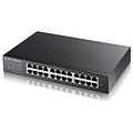 ZyXEL GS1900 Series Smart Managed Switch; GS1900-24E, 24 Port, Gigabit Ethernet, Desktop, Black