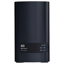 Western Digital My Cloud EX2 Ultra NAS; WDBVBZ0040JCH-NESN, 4TB, 2 Bay, NAS