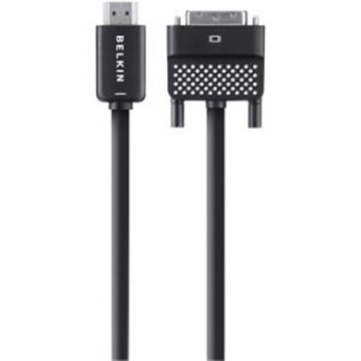 Belkin AV10089BT12 HDMI to DVI Cable; 12, Black