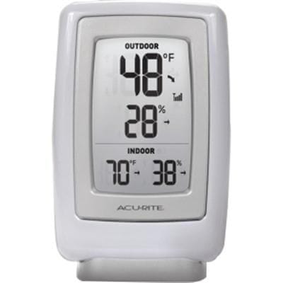 Acurite Indoor/Outdoor Wireless Thermometer with Humidity and Clock