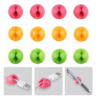 Insten Cable Clip Organizer, 12/Pack
