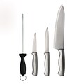 Alpine Cuisine 4-Piece Multi-Purpose Cutlery Set; Stainless Steel (KAAI21393)