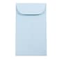 JAM Paper® #3 Coin Business Envelopes, 2.5 x 4.25, Baby Blue, Bulk 500/Box (356730542H)