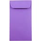 JAM Paper #7 Coin Envelopes, 3 1/2" x 6 1/2", Violet Purple Recycled, Bulk 500/Box (1526758H)