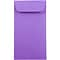 JAM Paper #7 Coin Envelopes, 3 1/2 x 6 1/2, Violet Purple Recycled, 50/Pack (1526758I)