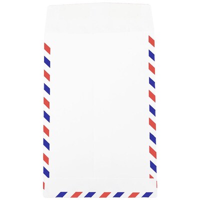 JAM Paper Open End Catalog Envelope, 6" x 9", White, 25/Pack (1430743)