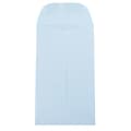 JAM Paper #3 Coin Business Envelopes, 2.5 x 4.25, Baby Blue, 25/Pack (356730542)