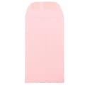 JAM Paper #3 Coin Business Envelopes, 2.5 x 4.25, Baby Pink, 25/Pack (356730543)