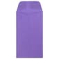 JAM Paper #6 Coin Business Colored Envelopes, 3.375 x 6, Violet Purple Recycled, 100/Pack (356730560B)