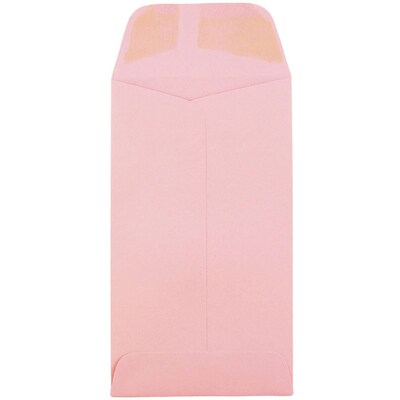 JAM Paper #5.5 Coin Business Envelopes, 3.125 x 5.5, Baby Pink, 25/Pack (356730552)