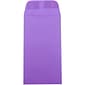 JAM Paper #7 Coin Envelopes, 3 1/2" x 6 1/2", Violet Purple Recycled, 50/Pack (1526758I)