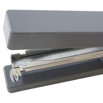 JAM Paper® Modern Desk Stapler, Grey, Sold Individually (337GY)