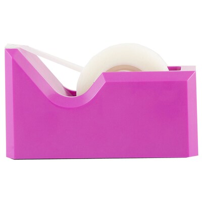 JAM Paper Colorful Desktop Tape Dispenser, Pink (338PI)