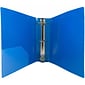 JAM Paper Designders 3" 3-Ring Flexible Poly Binders, Blue (821T3BU)