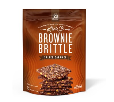 Sheila Gs Salted Caramel Brownie Brittle, 5 oz., 12/Carton (SGB01238)