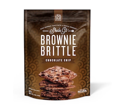 Sheila G's Chocolate Chip Brownie Brittle, 5 oz., 12/Carton (SGB01224)