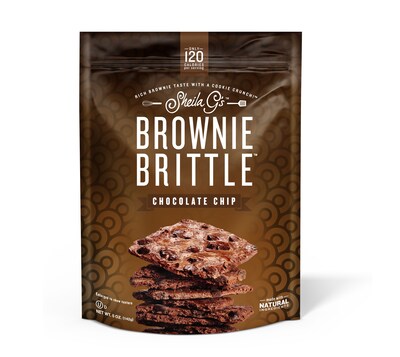 Sheila Gs Chocolate Chip Brownie Brittle, 5 oz., 12/Carton (SGB01224)