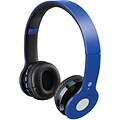 iLive Wireless Bluetooth Stereo Headphones, Black/Blue (IAHB16BU)