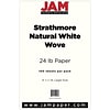 JAM Paper® Strathmore Legal Paper - 8.5 x 14 - 24lb Natural White Wove - 100/pack