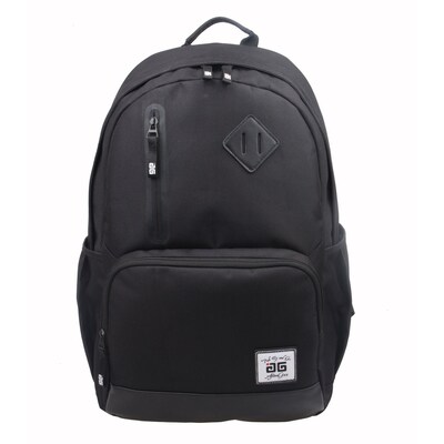 AfterGen Black Polyester Back to School Backpack (AG001-B)