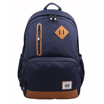 AfterGen Blue Polyester Back to School Backpack (AG001-BL)