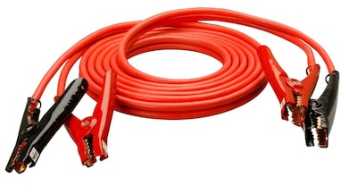 Coleman Cable 08665 4-Gauge Extra Heavy Duty Booster Cables, Polar-Glo Clamps, 12 (86700000)