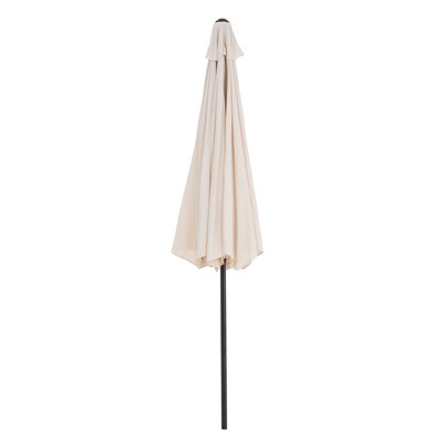 Pure Garden 9 Aluminum Patio Umbrella with Auto Crank - Tan (M150007)