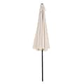 Pure Garden 9 Aluminum Patio Umbrella with Auto Crank - Tan (M150007)